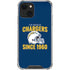NFL Los Angeles Chargers Helmet iPhone 13 Clear Case