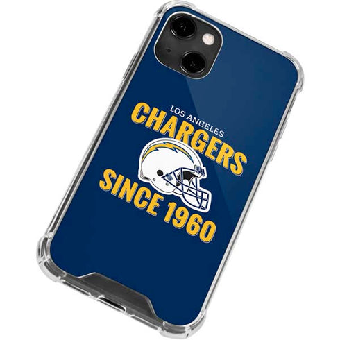 NFL Los Angeles Chargers Helmet iPhone 13 Clear Case