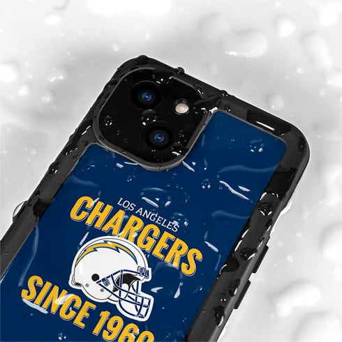 NFL Los Angeles Chargers Helmet iPhone 13 Mini Waterproof Case