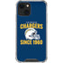 NFL Los Angeles Chargers Helmet iPhone 14 Clear Case