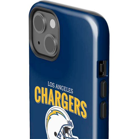 NFL Los Angeles Chargers Helmet iPhone 15 Plus Impact Case