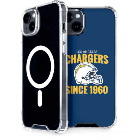 NFL Los Angeles Chargers Helmet iPhone 15 Plus MagSafe Case