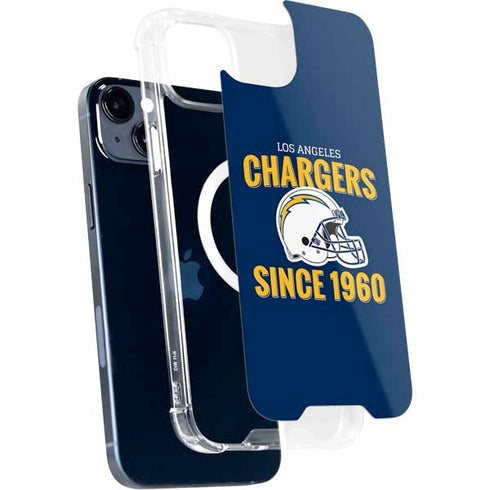 NFL Los Angeles Chargers Helmet iPhone 14 Plus MagSafe Case