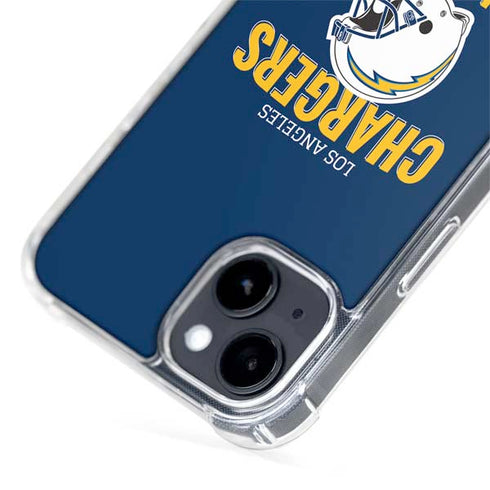 NFL Los Angeles Chargers Helmet iPhone 15 Plus MagSafe Case