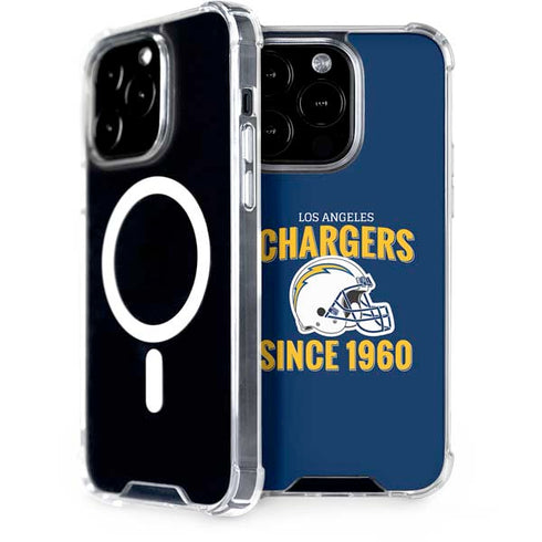 NFL Los Angeles Chargers Helmet iPhone 14 Pro MagSafe Case