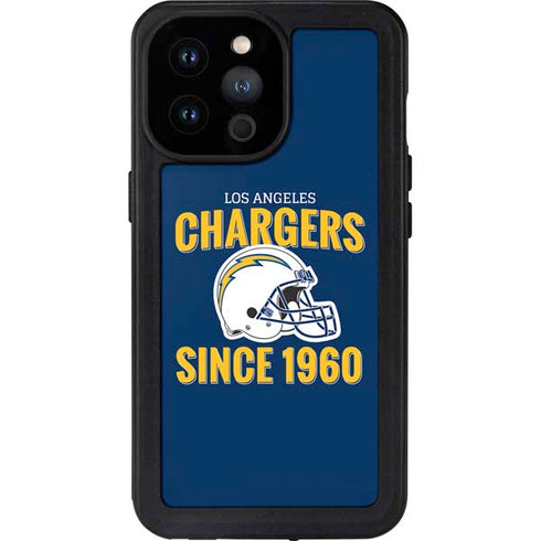 NFL Los Angeles Chargers Helmet iPhone 14 Pro Max Waterproof Case