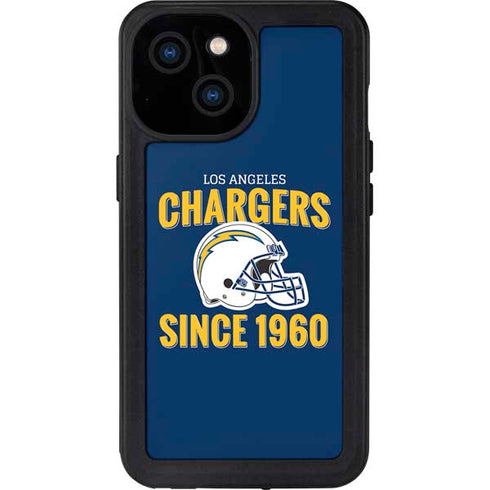 NFL Los Angeles Chargers Helmet iPhone 15 Waterproof Case