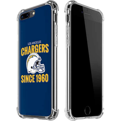 NFL Los Angeles Chargers Helmet iPhone 7/8 Plus Clear Case