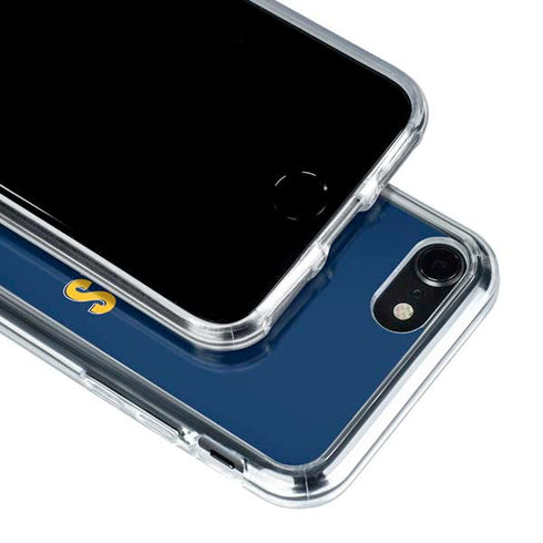 NFL Los Angeles Chargers Helmet iPhone SE (2nd & 3rd Gen) Clear Case