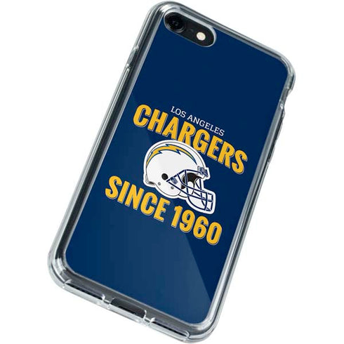 NFL Los Angeles Chargers Helmet iPhone SE (2nd & 3rd Gen) Clear Case