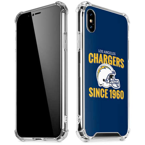 NFL Los Angeles Chargers Helmet iPhone X/XS Clear Case
