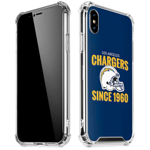 NFL Los Angeles Chargers Helmet iPhone XS Max Clear Case