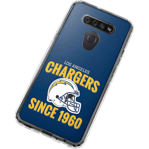 NFL Los Angeles Chargers Helmet LG K51/Q51 Clear Case