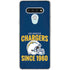 NFL Los Angeles Chargers Helmet LG Stylo 6 Clear Case