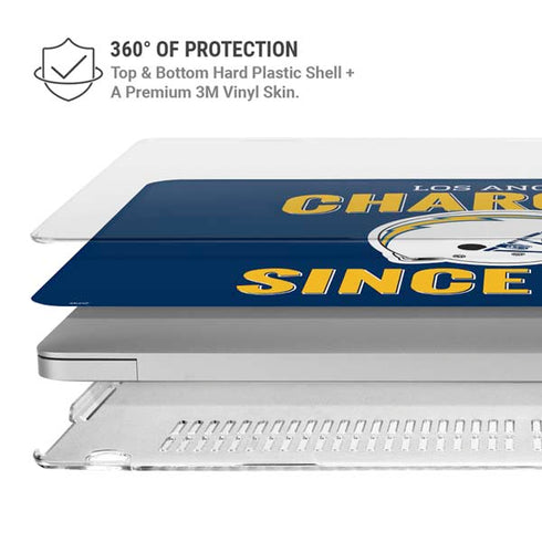 NFL Los Angeles Chargers Helmet MacBook Air 13in M1 (2021) Case plus Skin