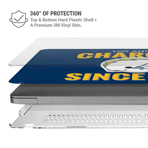 NFL Los Angeles Chargers Helmet MacBook Pro 16in (2021-25) Case plus Skin