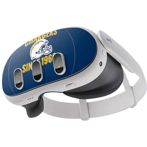NFL Los Angeles Chargers Helmet Meta Quest 3 Skin