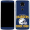 NFL Los Angeles Chargers Helmet Moto E5 Plus Skin