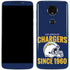 NFL Los Angeles Chargers Helmet Moto E5 Plus Skin