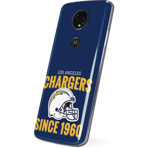 NFL Los Angeles Chargers Helmet Moto E5 Plus Skin