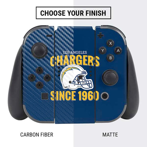 NFL Los Angeles Chargers Helmet Nintendo Switch Bundle Skin
