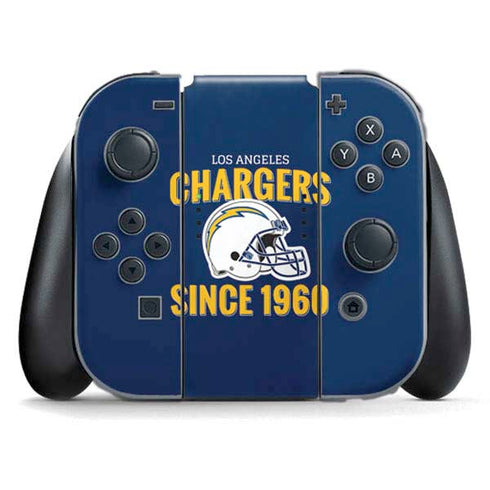 NFL Los Angeles Chargers Helmet Nintendo Switch (2017-2021) Joy-Con Controller Skin