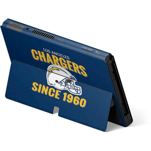 NFL Los Angeles Chargers Helmet Nintendo Switch OLED (2021) Skin
