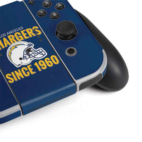 NFL Los Angeles Chargers Helmet Nintendo Switch OLED (2021) Skin