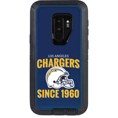NFL Los Angeles Chargers Helmet Otterbox Defender Galaxy Skin
