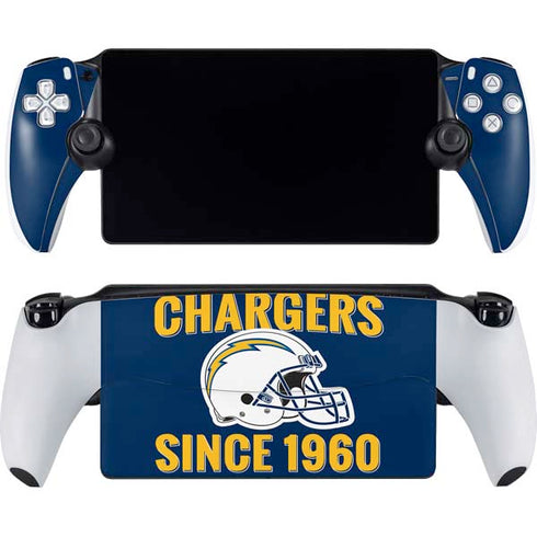 NFL Los Angeles Chargers Helmet PlayStation Portal Remote Player Skin