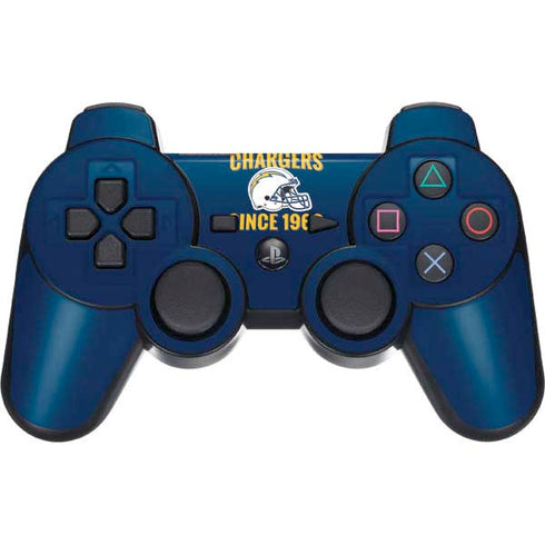 NFL Los Angeles Chargers Helmet PS3 Dual Shock wireless controller Skin