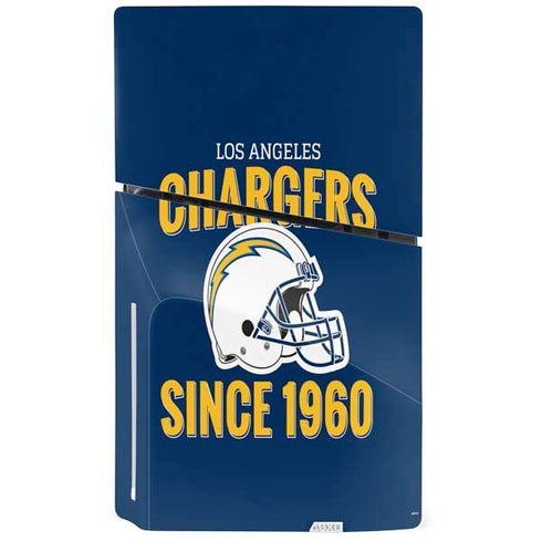 NFL Los Angeles Chargers Helmet PS5 Slim Disk Bundle Skin