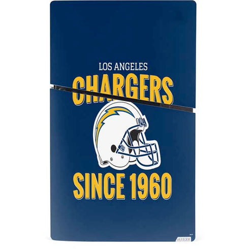 NFL Los Angeles Chargers Helmet PS5 Slim Digital Edition Bundle Skin