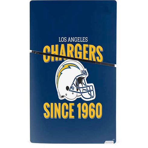 NFL Los Angeles Chargers Helmet PS5 Slim Digital Edition Console Skin