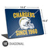 NFL Los Angeles Chargers Helmet Universal Laptop 18in (14.6 x 10.6in) Skin