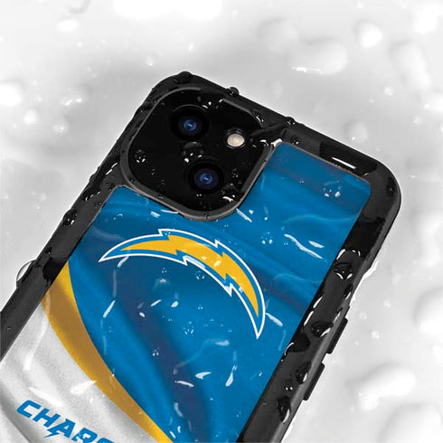 NFL Los Angeles Chargers iPhone 13 Mini Waterproof Case