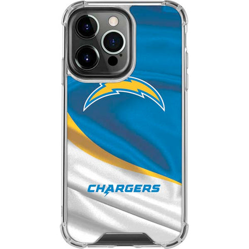 NFL Los Angeles Chargers iPhone 14 Pro Clear Case