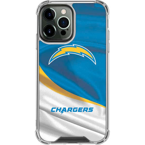 NFL Los Angeles Chargers iPhone 14 Pro Max Clear Case