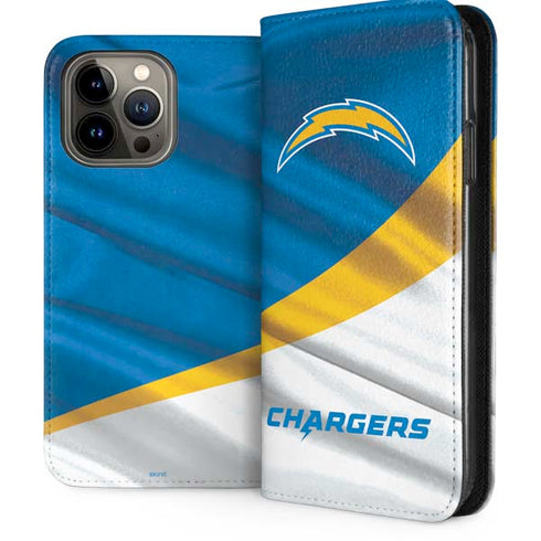 NFL Los Angeles Chargers iPhone 15 Pro Max Folio Case