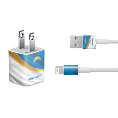 NFL Los Angeles Chargers iPhone Charger (5W USB) Skin