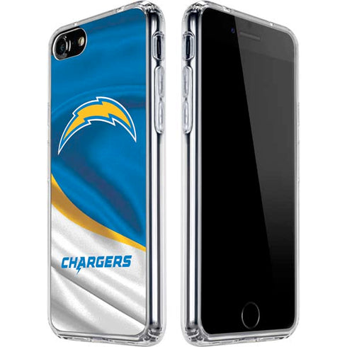 NFL Los Angeles Chargers iPhone SE (2nd & 3rd Gen) Clear Case