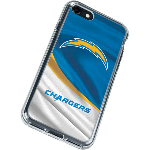 NFL Los Angeles Chargers iPhone SE (2nd & 3rd Gen) Clear Case