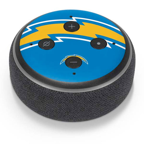 NFL Los Angeles Chargers Large Logo Amazon Echo Dot Skin