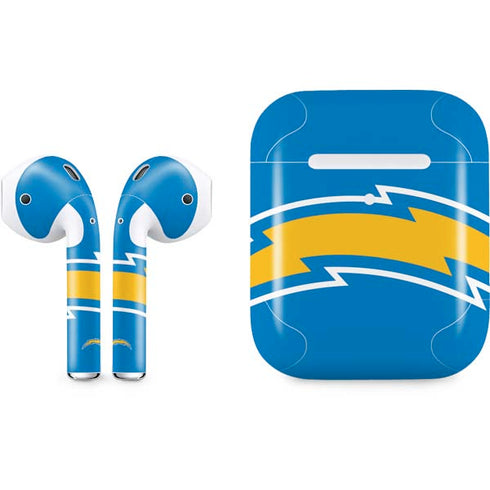 NFL Los Angeles Chargers Large Logo Apple AirPods 2 Skin