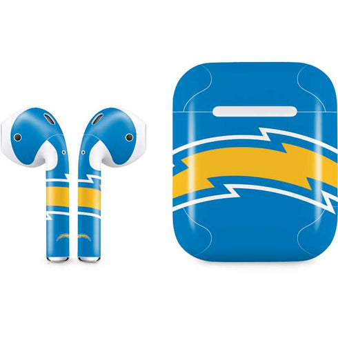 NFL Los Angeles Chargers Large Logo Apple AirPods Skin