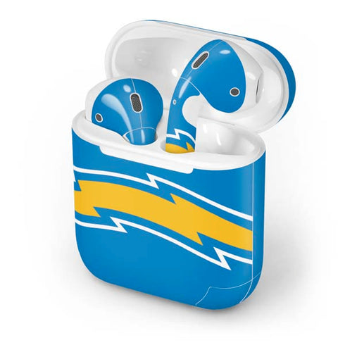 NFL Los Angeles Chargers Large Logo Apple AirPods Skin