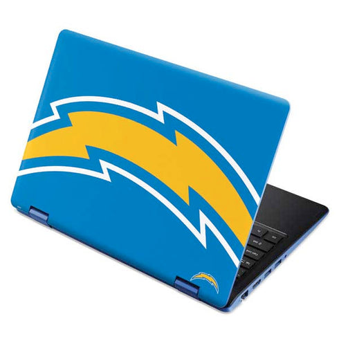 NFL Los Angeles Chargers Large Logo Aspire R11 11.6in Skin