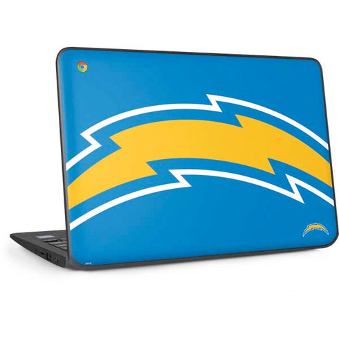NFL Los Angeles Chargers Large Logo HP Chromebook Skin