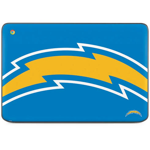 NFL Los Angeles Chargers Large Logo HP Chromebook Skin