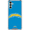 NFL Los Angeles Chargers Large Logo Galaxy A13 5G Clear Case